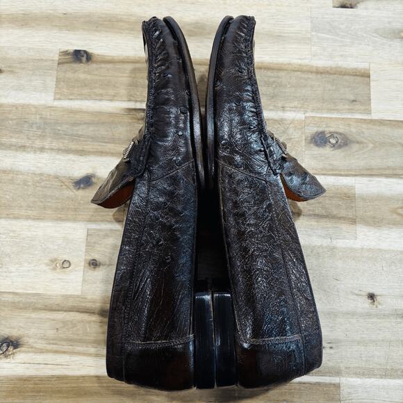 Mezlan Slip On Loafers Dress Shoe in Cognac Brown with New Handmade Soles main image 5